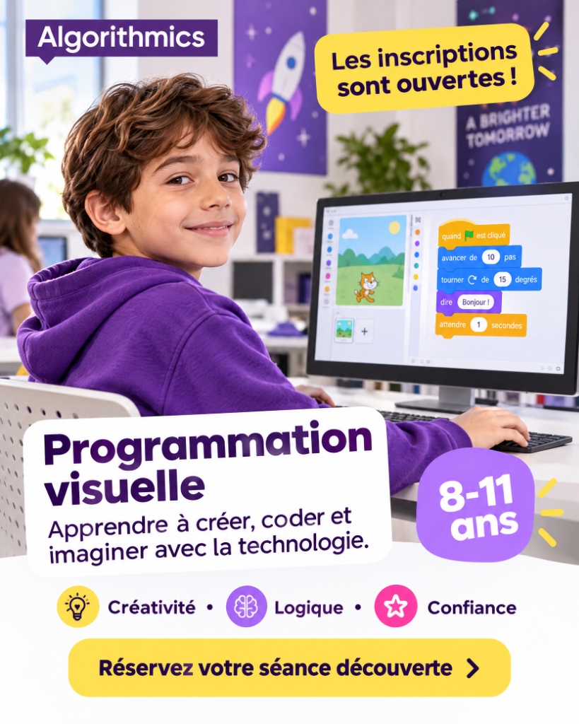 Algorithmics Programmation Visuelle 8-11 ans